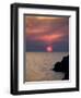 Sunset, Assos, Kefalonia (Cephalonia), Ionian Islands, Greece-R H Productions-Framed Photographic Print