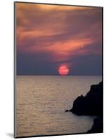 Sunset, Assos, Kefalonia (Cephalonia), Ionian Islands, Greece-R H Productions-Mounted Photographic Print