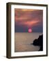 Sunset, Assos, Kefalonia (Cephalonia), Ionian Islands, Greece-R H Productions-Framed Photographic Print