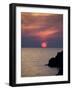 Sunset, Assos, Kefalonia (Cephalonia), Ionian Islands, Greece-R H Productions-Framed Photographic Print