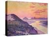 Sunset at Ambleteuse, Pas-De-Calais, 1899-Théo van Rysselberghe-Stretched Canvas
