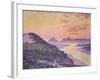 Sunset at Ambleteuse, Pas De Calais-Théo van Rysselberghe-Framed Giclee Print