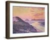 Sunset at Ambleteuse, Pas De Calais-Théo van Rysselberghe-Framed Giclee Print