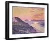 Sunset at Ambleteuse, Pas De Calais-Théo van Rysselberghe-Framed Giclee Print