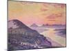 Sunset at Ambleteuse, Pas De Calais-Théo van Rysselberghe-Mounted Giclee Print