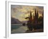 Sunset at an Upper Italian Lake, 1929-Iwan Choultse-Framed Giclee Print