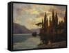 Sunset at an Upper Italian Lake, 1929-Iwan Choultse-Framed Stretched Canvas