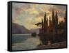 Sunset at an Upper Italian Lake, 1929-Iwan Choultse-Framed Stretched Canvas