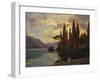 Sunset at an Upper Italian Lake, 1929-Iwan Choultse-Framed Giclee Print