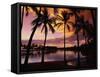 Sunset at Anaehoomalu Bay-James Randklev-Framed Stretched Canvas