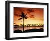 Sunset at Anaehoomalu Bay-James Randklev-Framed Photographic Print