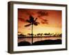 Sunset at Anaehoomalu Bay-James Randklev-Framed Photographic Print