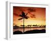 Sunset at Anaehoomalu Bay-James Randklev-Framed Photographic Print