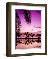 Sunset at Anaehoomalu Bay-James Randklev-Framed Photographic Print