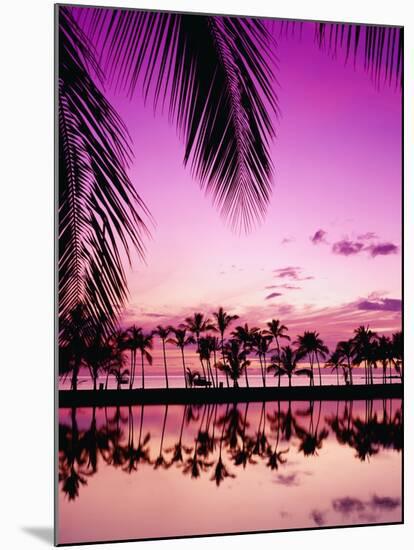 Sunset at Anaehoomalu Bay-James Randklev-Mounted Photographic Print