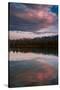 sunset at Annette Lake-Belinda Shi-Stretched Canvas