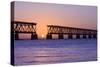 Sunset at Bahia Honda State Park in Florida-Fotomak-Stretched Canvas