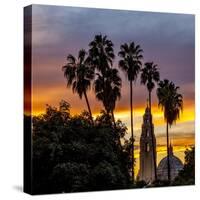 Sunset at Balboa Park in San Diego, Ca-Andrew Shoemaker-Stretched Canvas