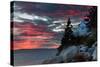 Sunset at Bass Harbor-Vincent James-Stretched Canvas