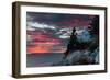 Sunset at Bass Harbor-Vincent James-Framed Premium Photographic Print