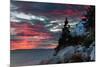 Sunset at Bass Harbor-Vincent James-Mounted Photographic Print