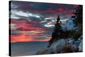 Sunset at Bass Harbor-Vincent James-Stretched Canvas