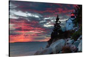 Sunset at Bass Harbor-Vincent James-Stretched Canvas