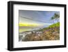 Sunset at beach near Wailea, Maui, Hawaii, USA-Stuart Westmorland-Framed Photographic Print