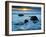 Sunset at Beach on Martha's Vineyard During Winter-James Shive-Framed Photographic Print