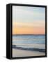 Sunset at Beach with Waves-James Shive-Framed Stretched Canvas