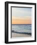 Sunset at Beach with Waves-James Shive-Framed Premium Photographic Print