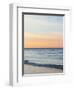 Sunset at Beach with Waves-James Shive-Framed Premium Photographic Print