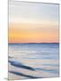 Sunset at Beach with Waves-James Shive-Mounted Photographic Print