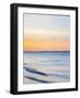 Sunset at Beach with Waves-James Shive-Framed Photographic Print