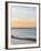 Sunset at Beach with Waves-James Shive-Framed Photographic Print