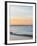 Sunset at Beach with Waves-James Shive-Framed Photographic Print