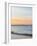 Sunset at Beach with Waves-James Shive-Framed Photographic Print