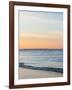 Sunset at Beach with Waves-James Shive-Framed Photographic Print