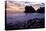 Sunset at Big Creek Beach Big Creek Reserve, Big Sur, CA-null-Stretched Canvas