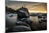 Sunset at Bonsai Rock in Lake Tahoe, Nevada-Raymond Carter-Mounted Photographic Print