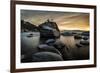 Sunset at Bonsai Rock in Lake Tahoe, Nevada-Raymond Carter-Framed Photographic Print