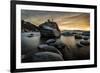 Sunset at Bonsai Rock in Lake Tahoe, Nevada-Raymond Carter-Framed Photographic Print