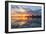 Sunset at Bosham in West Sussex-Chris Button-Framed Photographic Print