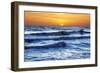 Sunset at Brighton Beach, Sussex, England, United Kingdom, Europe-Mark Mawson-Framed Photographic Print