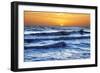 Sunset at Brighton Beach, Sussex, England, United Kingdom, Europe-Mark Mawson-Framed Photographic Print