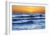 Sunset at Brighton Beach, Sussex, England, United Kingdom, Europe-Mark Mawson-Framed Photographic Print