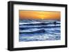 Sunset at Brighton Beach, Sussex, England, United Kingdom, Europe-Mark Mawson-Framed Photographic Print