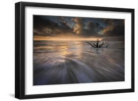 Sunset at Cannon Beach-Moises Levy-Framed Giclee Print