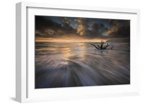 Sunset at Cannon Beach-Moises Levy-Framed Giclee Print