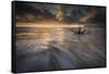Sunset at Cannon Beach-Moises Levy-Framed Stretched Canvas